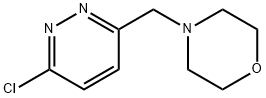 4-(6-chloro-pyridazin-3-ylmethyl)-morpholine Structure