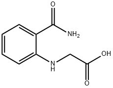 2-[(2-carbamoylphenyl)amino]acetic acid 구조식 이미지