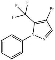 4-bromo-1-phenyl-5-(trifluoromethyl)-1H-pyrazole Structure