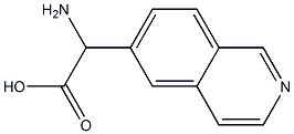 2-(Isoquinolin-6-Yl)-DL-Glycine Structure