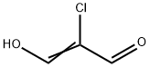 (Z)-2-chloro-3-hydroxyacrylaldehyde Structure