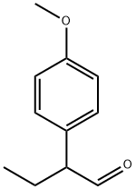 2-(4-methoxyphenyl)butanal Structure