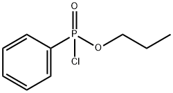 Phosphonochloridic acid, phenyl-, propylester (9CI) Structure