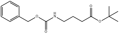 tert-Butyl N-Cbz-4-aminobutanoate 구조식 이미지