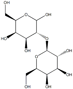 2-O-(b-D-Galactopyranosyl)-D-galactopyranose Structure