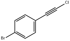 Benzene, 1-bromo-4-(2-chloroethynyl)- 구조식 이미지