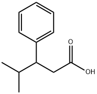 4-methyl-3-phenylpentanoic acid Structure