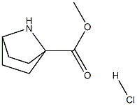 methyl 7-azabicyclo[2.2.1]heptane-1-carboxylate hydrochloride Structure