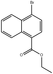 Ethyl 4-Bromo-1-naphthoate 구조식 이미지