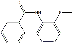 N-[2-(methylsulfanyl)phenyl]benzamide Structure