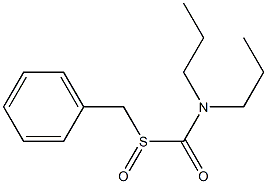 1-phenylmethanesulfinyl-N,N-dipropylformamide Structure