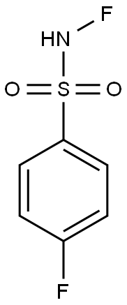 N-fluoro-4-fluorobenzenesulfonamide Structure