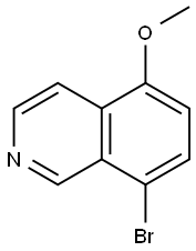 8-bromo-5-methoxyisoquinoline Structure