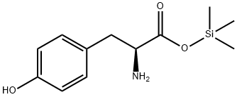 L-Tyrosine, trimethylsilyl ester Structure