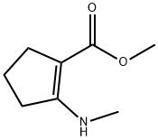 methyl 2-(methylamino)cyclopent-1-ene-1-carboxylate Structure