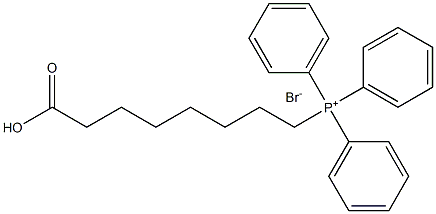 (7-carboxyheptyl)triphenylphosphonium bromide Structure