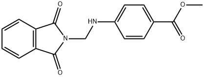 methyl 4-{[(1,3-dioxo-1,3-dihydro-2H-isoindol-2-yl)methyl]amino}benzoate Structure
