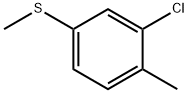 Benzene, 2-chloro-1-methyl-4-(methylthio)- Structure