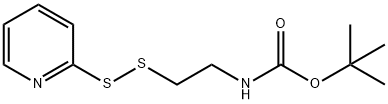tert-butyl 2-(2-(pyridin-2-yl)disulfanyl)ethylcarbamate Structure