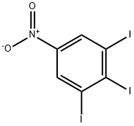 1,2,3-Triiodo-5-nitrobenzene 구조식 이미지
