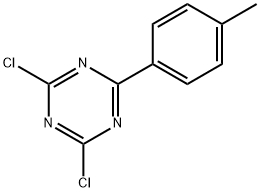 2,4-Dichloro-6-(4-tolyl)-1,3,5-triazine Structure