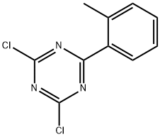 2,4-Dichloro-6-(2-tolyl)-1,3,5-triazine 구조식 이미지