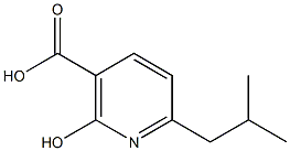 2-Hydroxy-6-isobutylnicotinic acid Structure