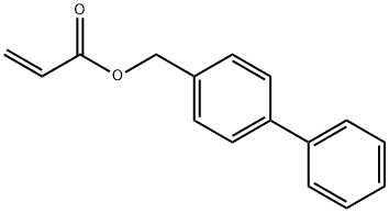 4-Biphenylylmethyl acrylate 구조식 이미지