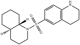 6-[(4ar,8as)-octahydroquinolin-1(2H)-ylsulfonyl]-1,2,3,4-tetrahydroquinoline 구조식 이미지