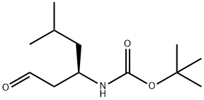 Fmoc-(R)-3-amino-5-methylhexanal Structure