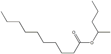 1-Methylbutyl decanoate Structure