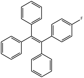 Benzene, 1-fluoro-4-(1,2,2-triphenylethenyl)- Structure