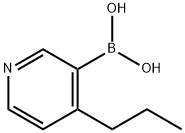 4-(n-Propyl)pyridine-3-boronic acid 구조식 이미지