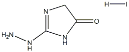 2-hydrazinyl-4,5-dihydro-1H-imidazol-5-one hydroiodide Structure