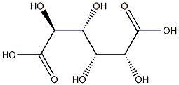 (2S,3R,4R,5R)-2,3,4,5-Tetrahydroxyadipic acid 구조식 이미지