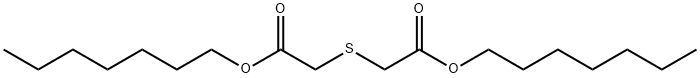 Diheptyl 2,2'-thiodiacetate Structure