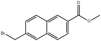 Methyl 6-(Bromomethyl)-2-naphthoate Structure