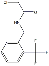 2-Chloro-N-[2-(trifluoromethyl)benzyl]acetamide Structure