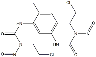 1,1'-(4-Methyl-1,3-phenylene)bis[3-(2-chloroethyl)-3-nitrosourea] 구조식 이미지