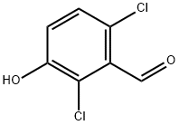 2,6-Dichloro-3-hydroxy-benzaldehyde 구조식 이미지