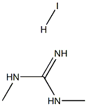 N,N'-dimethylguanidine hydroiodide Structure