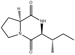 (3R,8aS)-3-(butan-2-yl)-hexahydropyrrolo[1,2-a]pyrazine-1,4-dione 구조식 이미지