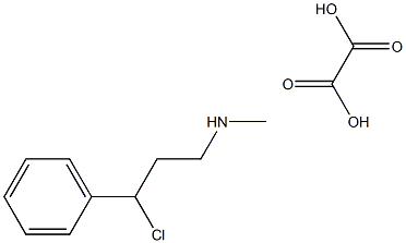 3-chloro-N-methyl-3-phenylpropan-1-amine Oxalate Structure