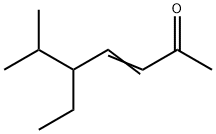 3-Hepten-2-one, 5-ethyl-6-methyl- Structure