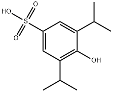4-hydroxy-3,5-diisopropylbenzenesulfonic acid 구조식 이미지