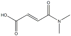 3-(dimethylcarbamoyl)prop-2-enoic acid Structure