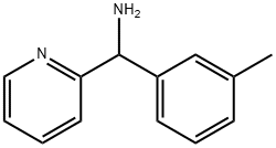 (3-methylphenyl)(pyridin-2-yl)methanamine Structure