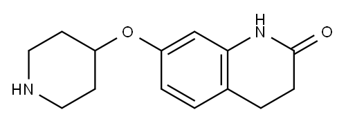7-(piperidin-4-yloxy)-1,2,3,4-tetrahydroquinolin-2-one Structure