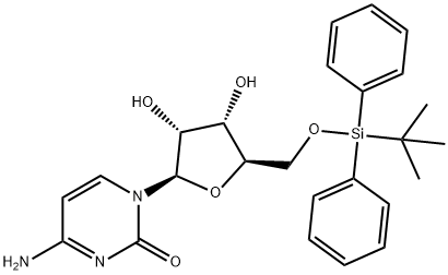 5'-O-(tert-butyldiphenylsilyl)cytidine Structure
