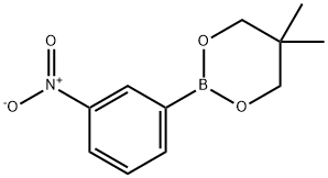 5,5-dimethyl-2-(3-nitrophenyl)-1,3,2-dioxaborinane 구조식 이미지